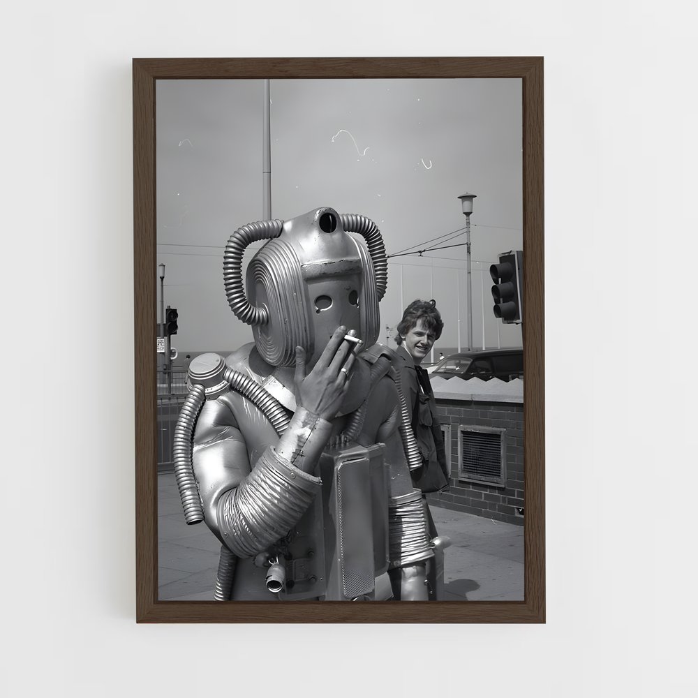 Poster Fumée Futuriste – affiche Espace rétro (vue 5)